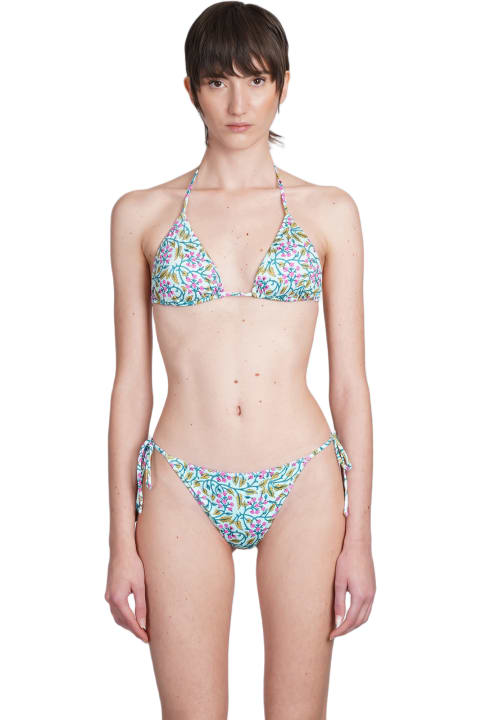 Swimwear for Women MC2 Saint Barth Leah Beachwear In Green Polyamide