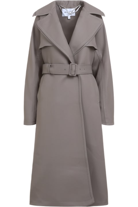 Coats & Jackets for Women Alaia Alaïa Trench Coact Double Diagonal