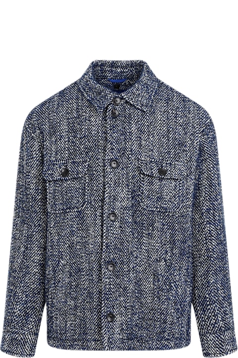 Etro معاطف وجواكت لـ القسم الرجالي Etro Chevron Wool Jacket