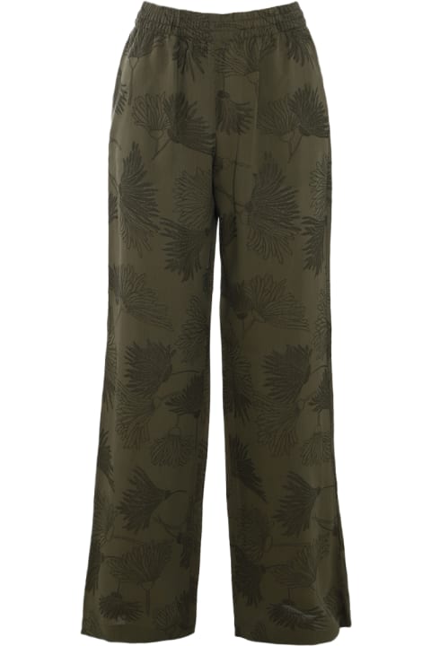 Golden Goose Pants & Shorts for Women Golden Goose Dark Green Viscose Trousers