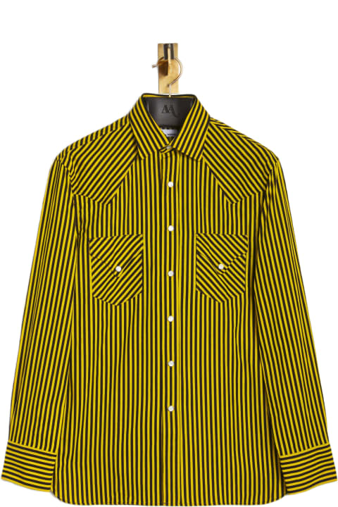 Homeware doppiaa Aariosto Vertical Striped Western Shirt