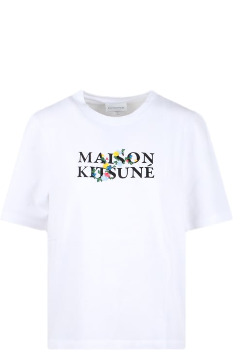 Fashion for Women Maison Kitsuné Maison Kitsune Flowers Comfort T-shirt