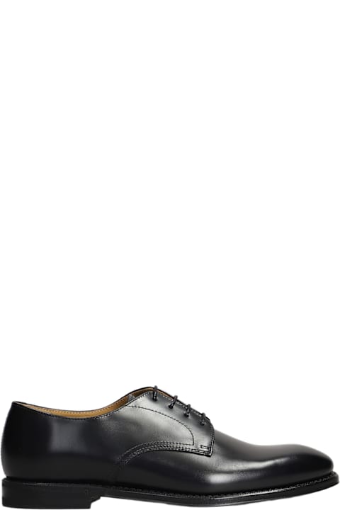 Henderson Baracco for Women Henderson Baracco Lace Up Shoes In Black Leather