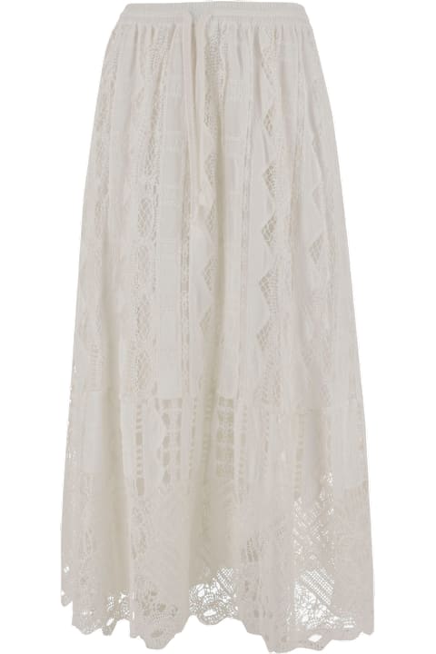 スカート PINKO Sangallo skirt White Pinko Sangallo Skirt | italist