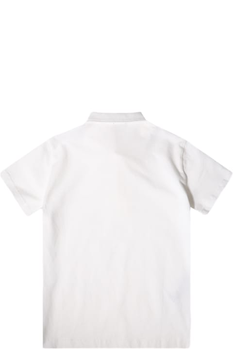 Il Gufo for Kids Il Gufo White Cotton Polo Shirt