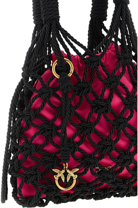 ハンドバッグ PINKO 'Evening Net' mini handbag Black Pinko Evening Net Mini Handbag - Black | Editorialist