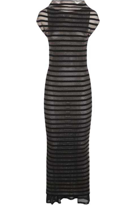 Jean Paul Gaultier Dresses for Women Jean Paul Gaultier Black Viscose Maxi Dress
