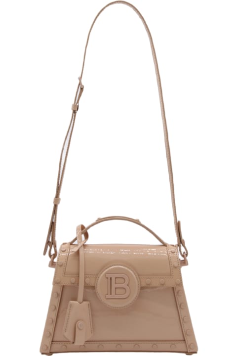 ウィメンズ新着アイテム Balmain Light Pink Leather B-buzz Dynasty Handle Bag