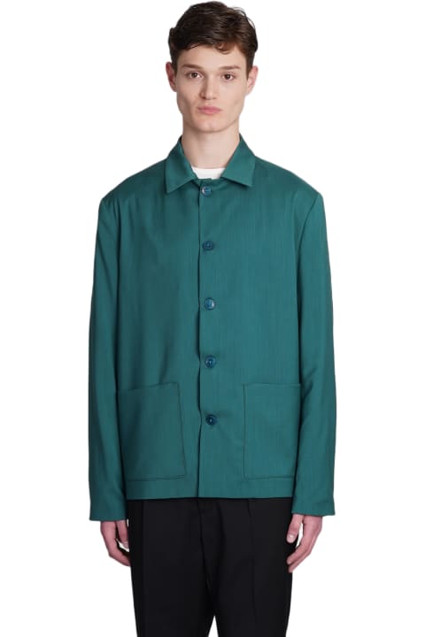 costumein Coats & Jackets for Men costumein Timisoara Casual Jacket In Green Wool