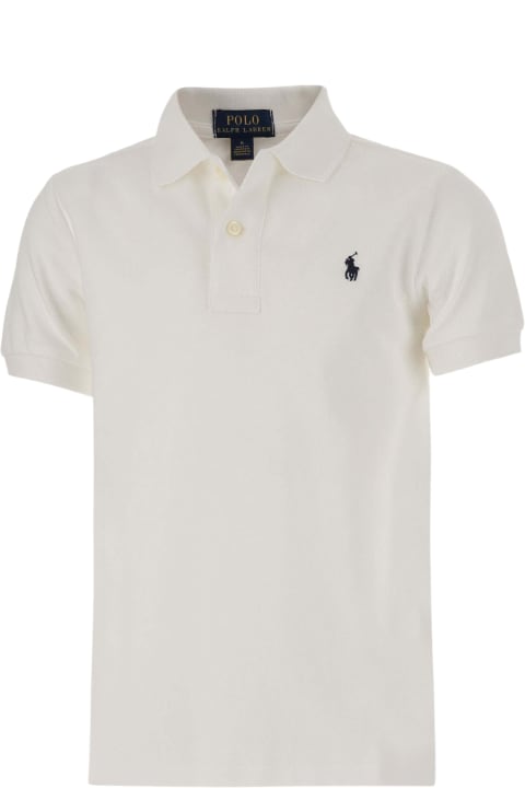 Polo Ralph Lauren T-Shirts & Polo Shirts for Boys Polo Ralph Lauren Cotton Polo Shirt With Logo