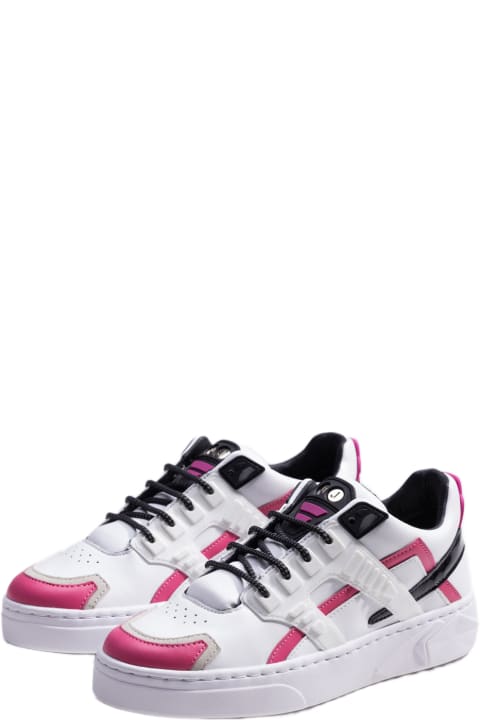 Fashion for Women Hide&Jack Low Top Sneaker - Mini Silverstone Pink White