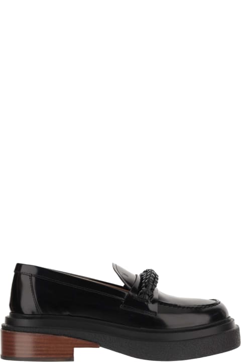 Tod's for Women Tod's Leather Loafers With Weave