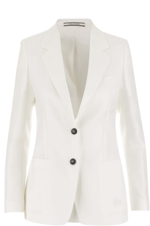 Tagliatore Coats & Jackets for Women Tagliatore Single-breasted Linen Jacket