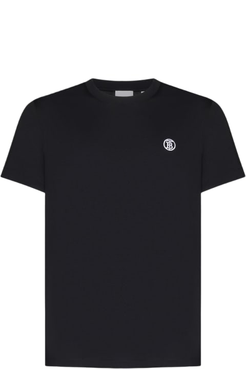 Clothing for Men Burberry Parker Logo Cotton T-shirt