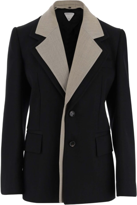Coats & Jackets for Women Bottega Veneta Curved Sleeved Jacket