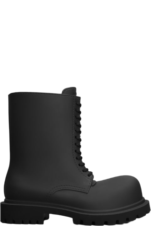 Fashion for Men Balenciaga Steroid Boot Combat Boots In Black Eva