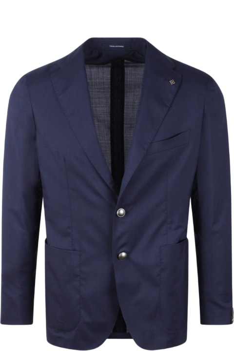 Tagliatore Coats & Jackets for Men Tagliatore Wool Silk Blend Single Breasted Blazer