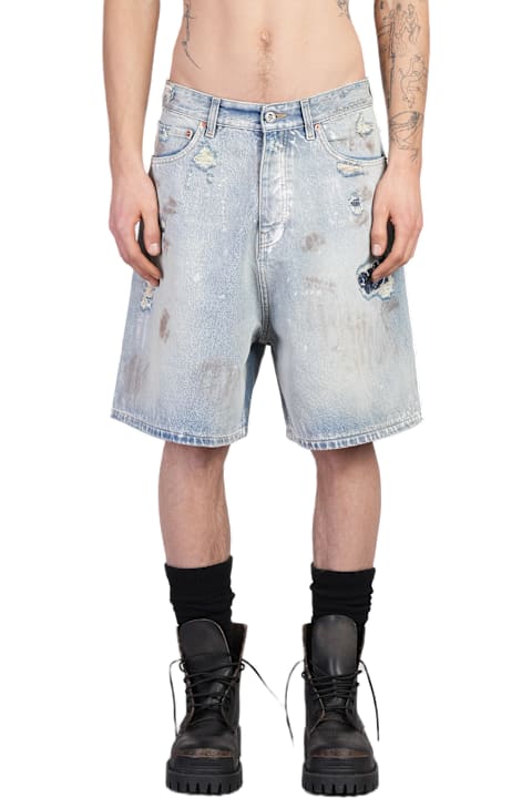VETEMENTS Pants for Men VETEMENTS Shorts In Blue Denim