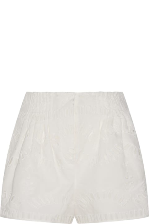 ウィメンズ Charo Ruizのパンツ＆ショーツ Charo Ruiz White Cotton Shorts