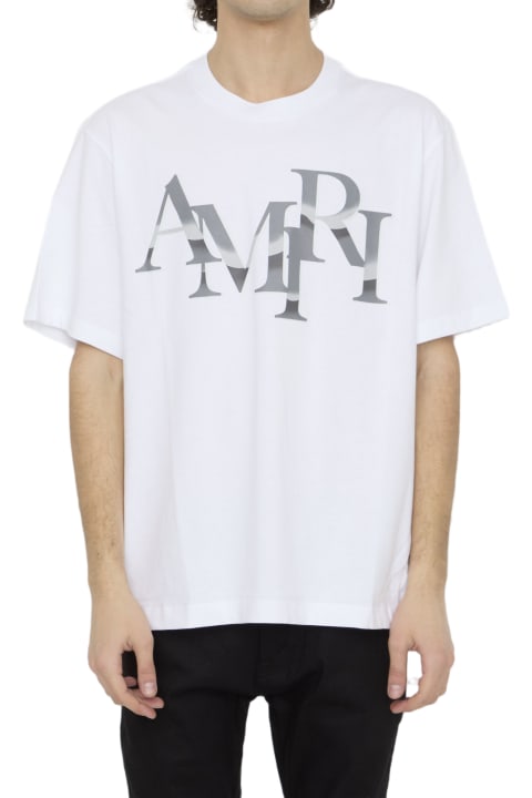 メンズ トップス AMIRI Staggered Chrome T-shirt