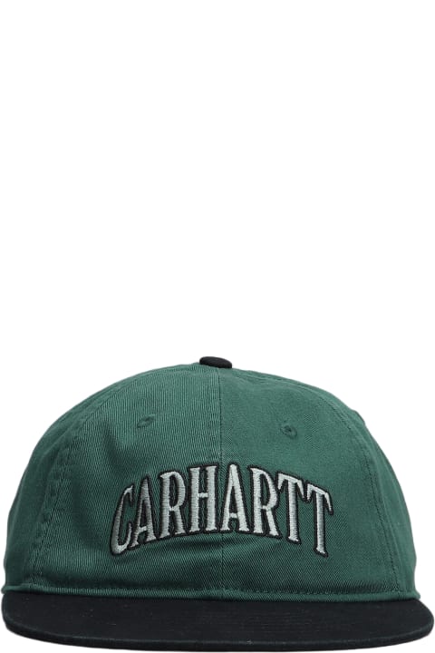 Accessories for Men Carhartt Hats In Green Cotton