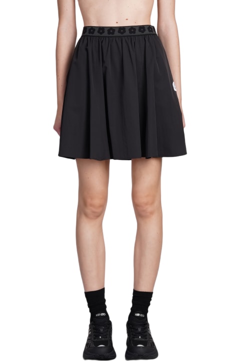 Clothing for Women Kenzo Skirt In Black Polyester