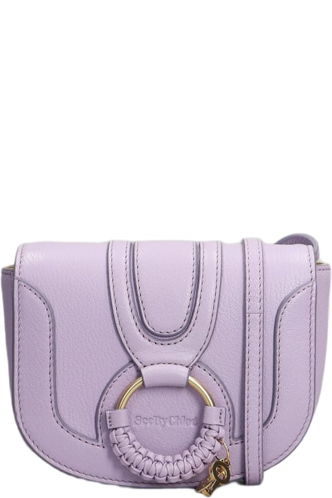 See by Chloé Bags for Women See by Chloé Hana Mini Shoulder Bag In Lilla Leather