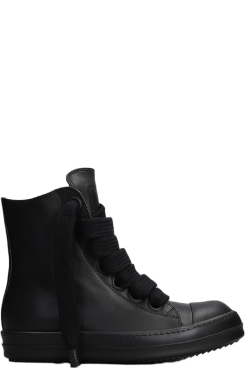 メンズ Rick Owensのブーツ Rick Owens Sneaker Sneakers In Black Leather