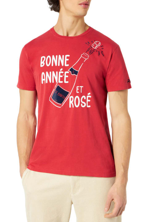 Homeware MC2 Saint Barth Bonne Année Et Rosé Red T-shirt