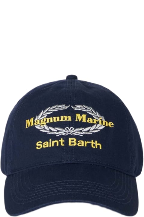 Hats for Men MC2 Saint Barth Baseball Cap With Magnum Marine Embroidery | Magnum Marine Special Edition