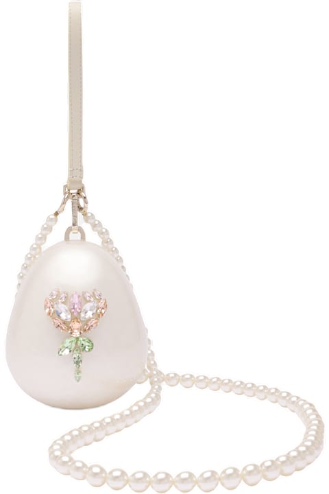 Simone Rocha for Women Simone Rocha Micro Egg Bag Pearl Crossbody