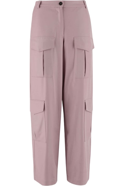 Pinko Pants & Shorts for Women Pinko Leatherette Cargo Pants