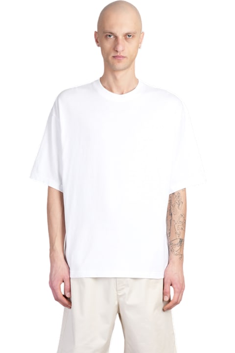 Axel Arigato Clothing for Men Axel Arigato Patch T-shirt T-shirt In White Cotton