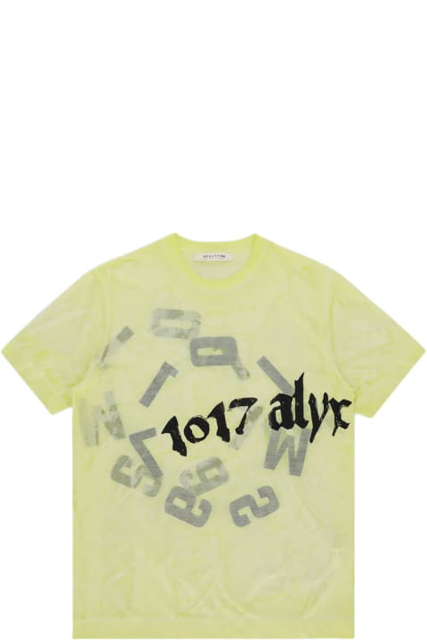 1017 ALYX 9SM Topwear for Women 1017 ALYX 9SM Translucent Graphic S/s T-shirt Neon Yellow Cotton Translucent T-shirt - Translucent Graphic S/s T-shirt