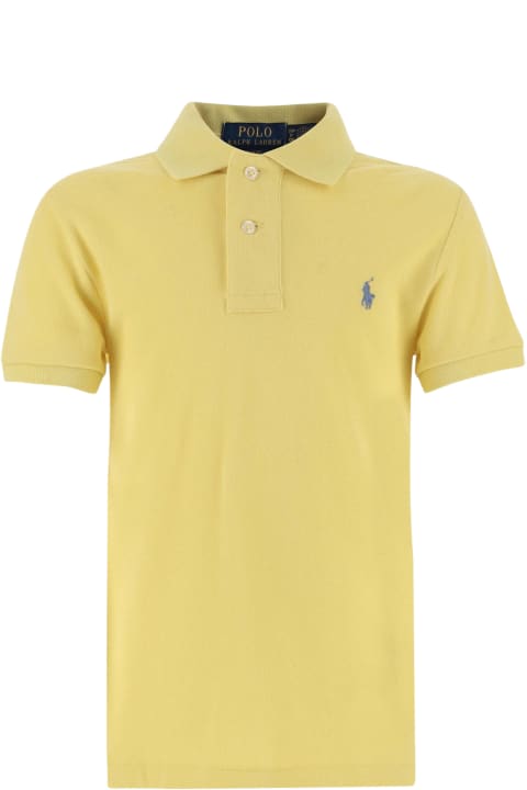 キッズ新着アイテム Polo Ralph Lauren Cotton Polo Shirt With Logo