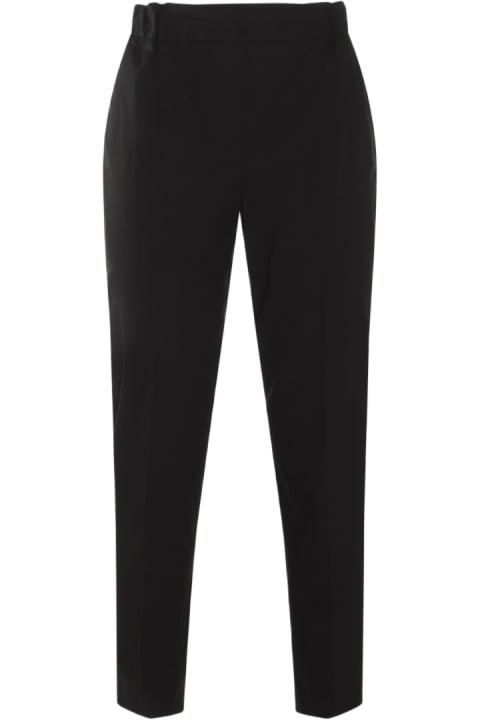 Antonelli Pants & Shorts for Women Antonelli Black Cotton Pants