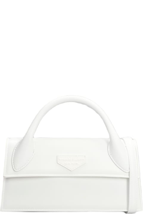 Totes for Women Marc Ellis Flat Arrow Hand Bag In White Faux Leather
