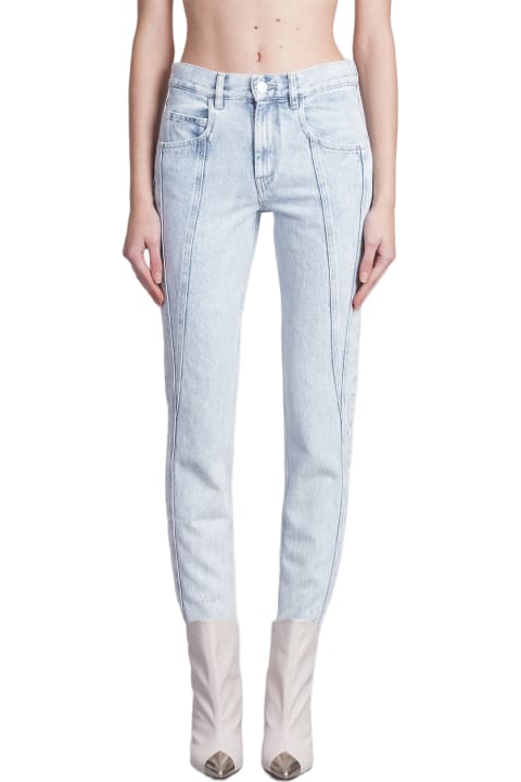 Isabel Marant Pants & Shorts for Women Isabel Marant Vikira Jeans In Blue Denim