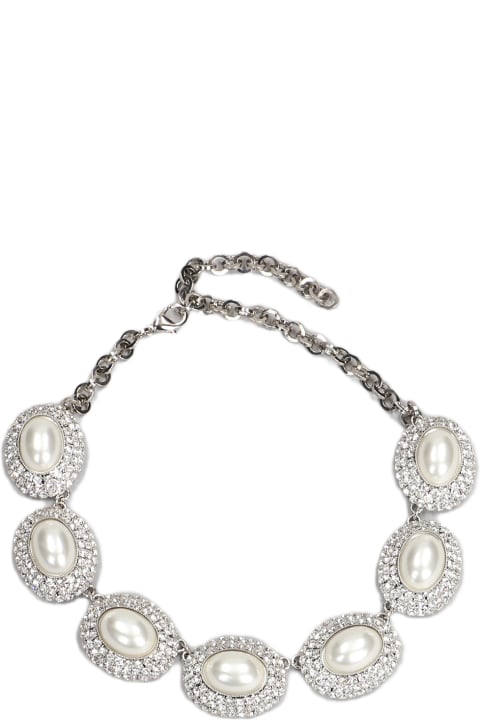 Alessandra Rich Necklaces for Women Alessandra Rich In Silver Metal Alloy
