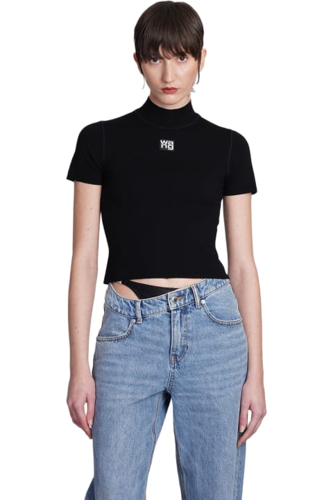 Fashion for Women Alexander Wang T-shirt In Black Cotton