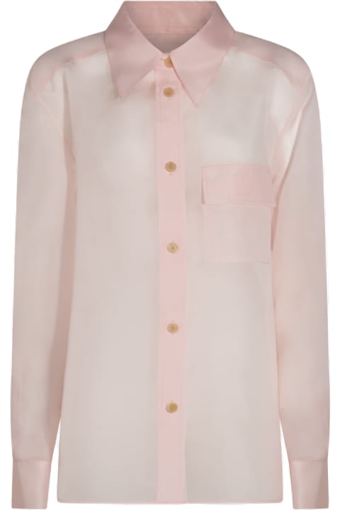 Homeware Khaite Pink Silk Shirt