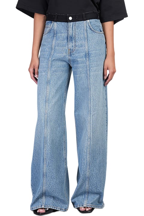 Haikure الملابس لـ السيدات Haikure Peace Jeans In Blue Cotton