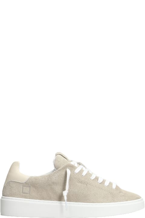 D.A.T.E. for Men D.A.T.E. Levante Sneakers In Beige Suede