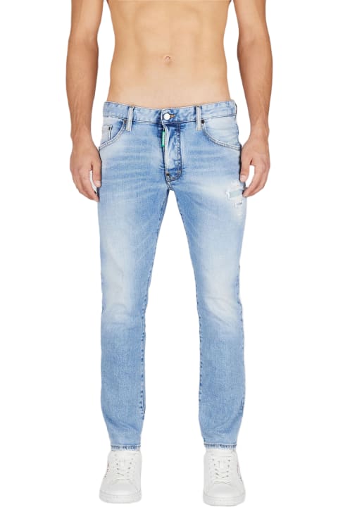 メンズ Dsquared2のボトムス Dsquared2 Light Blue Five-pocket Jeans