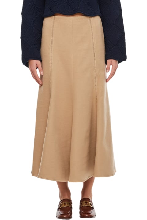 ウィメンズ Gabriela Hearstのスカート Gabriela Hearst Silk Pleated Midi Skirt