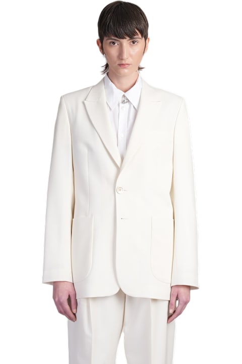 Marni معاطف وجواكت لـ السيدات Marni Blazer In Beige Wool