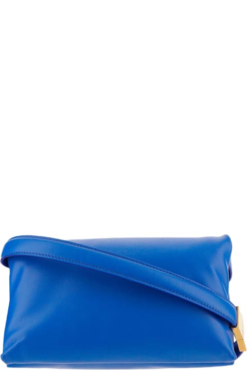 Marni Bags for Women Marni Blue Calfskin Prisma Bag