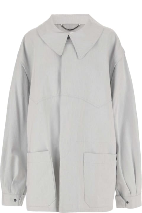Fashion for Women Maison Margiela Cotton Jacket With Oversize Collar