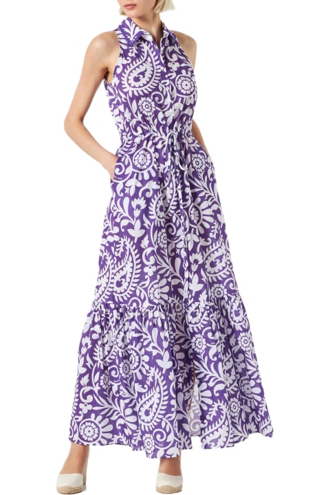 Fashion for Women MC2 Saint Barth Woman Halterneck Dress With Paisley Print