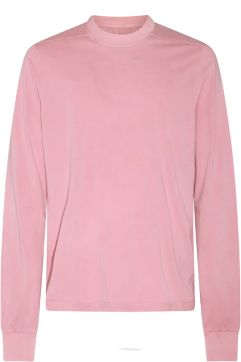 Sweaters for Men DRKSHDW Pink Cotton Sweatshirt